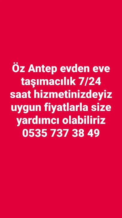 Öz Antep Evden Eve Nakliyat - Gaziantep Evden Eve Asansörlü Taşıma - Şahinbey Nakliyat